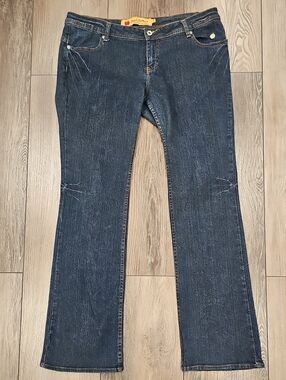 Apple Bottoms Dark Indigo Flare Jeans